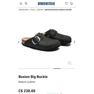 Birkenstock Boston Big Buckle Clog